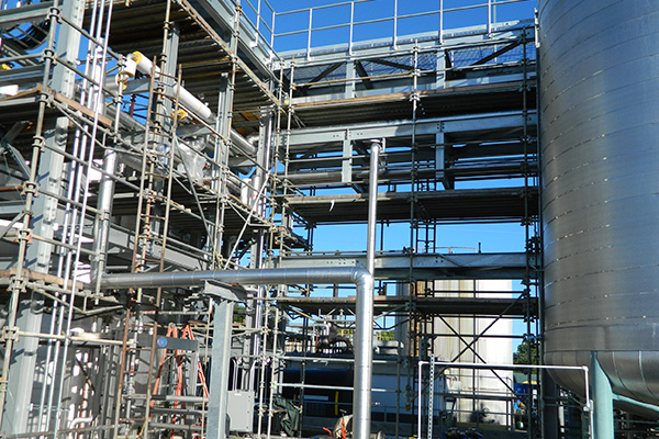 scaffolding, insulation and fireproofing